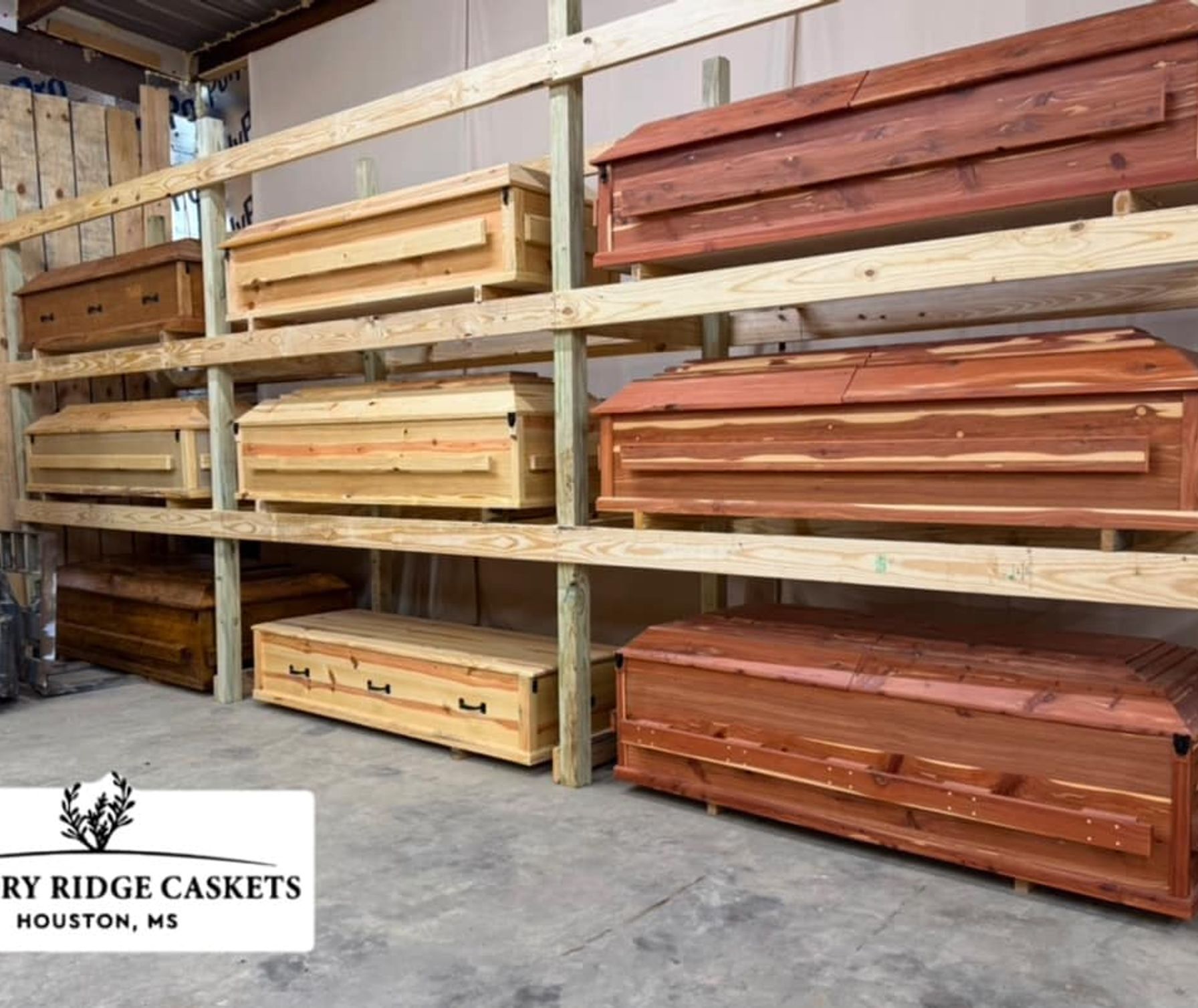 affordable wooden built caskets