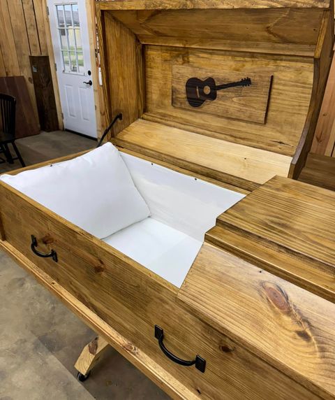 affordable handmade casket